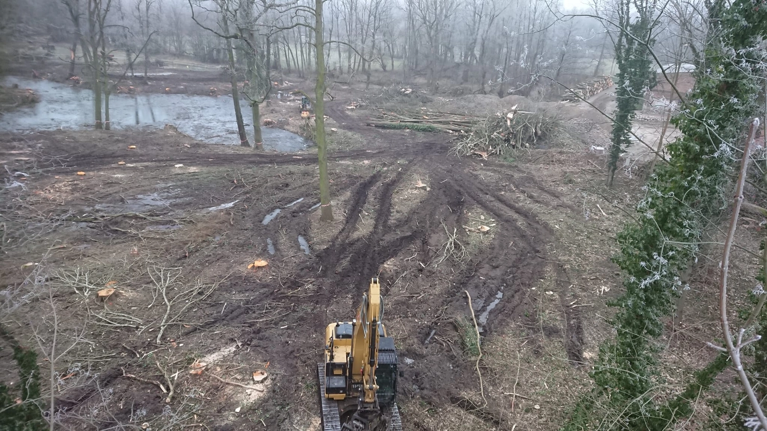RST - Rohrleitungs-, Straßen- und Tiefbau - Baufeldberäumung 